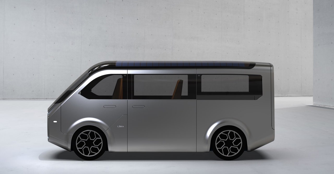 Sharp’s LDK+ Electric Van Concept Turns Into a Movie Theater When You Park